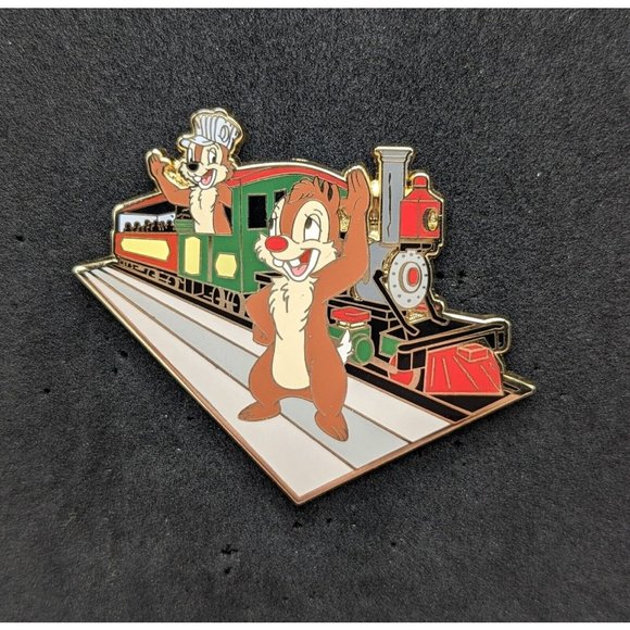 Disney Accessories - Disney Imagineering Exclusive Chip & Dale Disneyland Railroad Train Pin LE300 LE